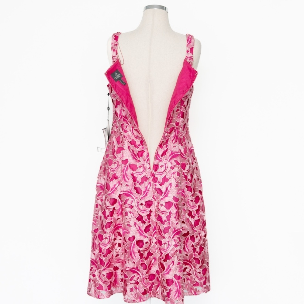 Adrianna Papell – Embroidered Fit & Flare Dress - Picture 13 of 14